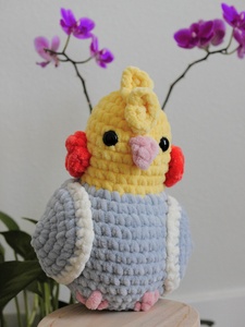 Cockatiel Crochet Plushie