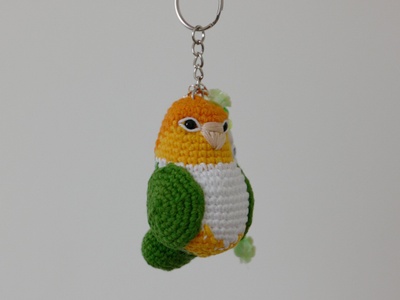 Caique Keychain Crochet