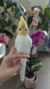 Lutino Cockatiel Crochet